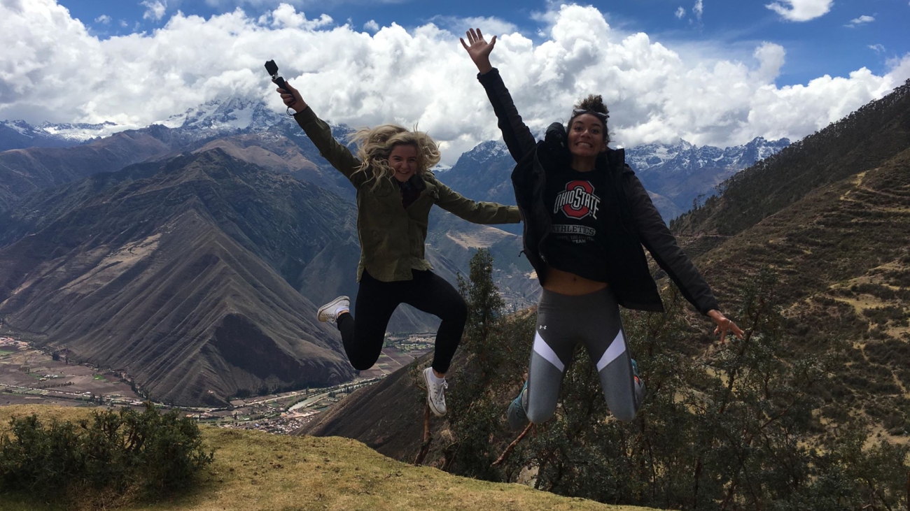 Jumping in Peru